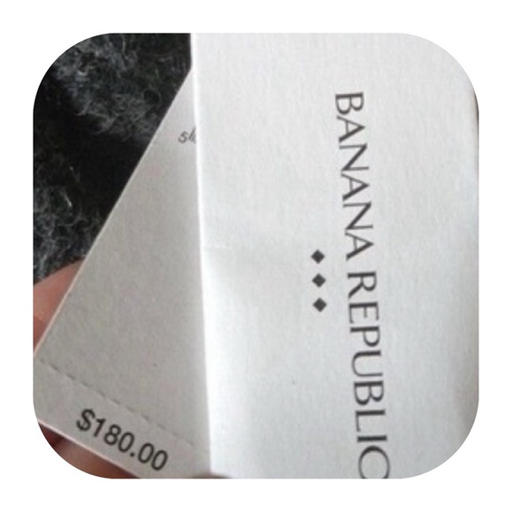 Banana Republic XL dark charcoal 32% wool long coat - Picture 11 of 16